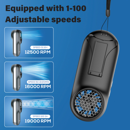 Gadget Mix DIGINUT CL-93 Ultra Mini Collapsible Fan Stand 19000RPM 2000mAh Type-C Fast Charging Portable Fan