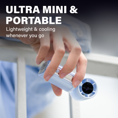 Gadget Mix DIGINUT CL-96 Ultra-Mini Turbo Fan 100 Speeds 3000mAh Battery Portable Mini Fan