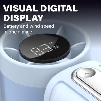 Gadget Mix DIGINUT CL-96 Ultra-Mini Turbo Fan 100 Speeds 3000mAh Battery Portable Mini Fan