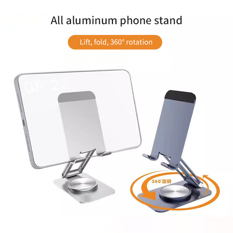 Diginut DJ-21 Foldable & 360-Degree Rotation Phone Stand Silver
