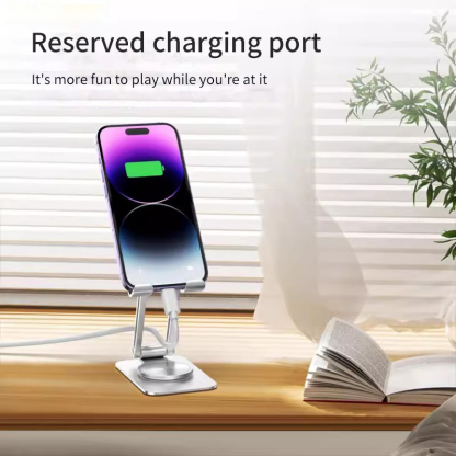 Diginut DJ-21 Foldable & 360-Degree Rotation Phone Stand Silver