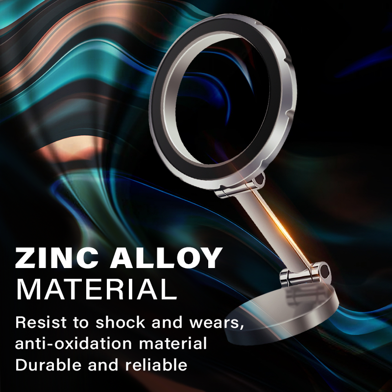 Gadget Mix Diginut DJ-23 360° Rotation Magnetic Folding Phone Stand Grey/Sliver