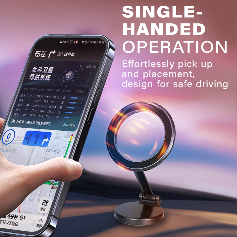 Gadget Mix Diginut DJ-23 360° Rotation Magnetic Folding Phone Stand Grey/Sliver