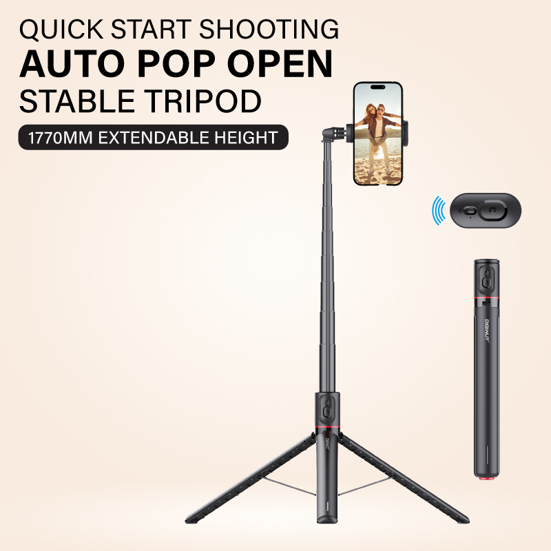Diginut DT-15 Automatic Pop-up Selfie Stick Black