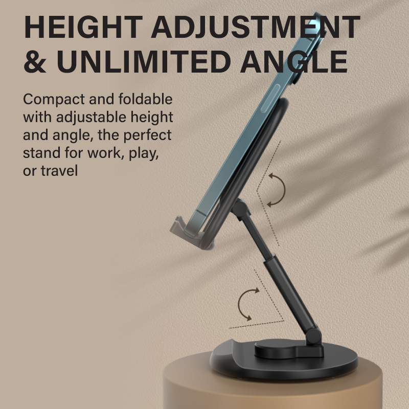 Diginut DJ-25 Rotatable Foldable Phone Stand / Black