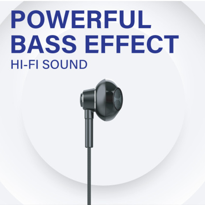 Diginut E-36C Type-C Wired Earphone Black