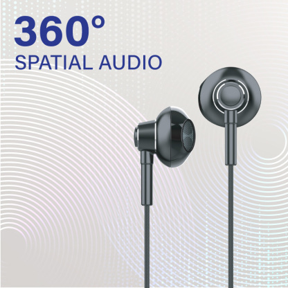 Diginut E-36C Type-C Wired Earphone Black