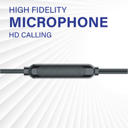 Diginut E-36C Type-C Wired Earphone Black