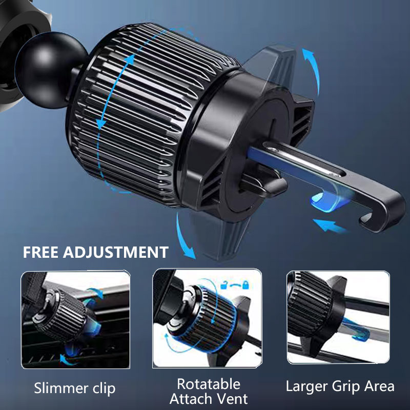 Gadget Mix DIGINUT CH-51 Auto Phone Holder 360° Rotation Gravitational Design for Car, 4.7-6.7 Inch