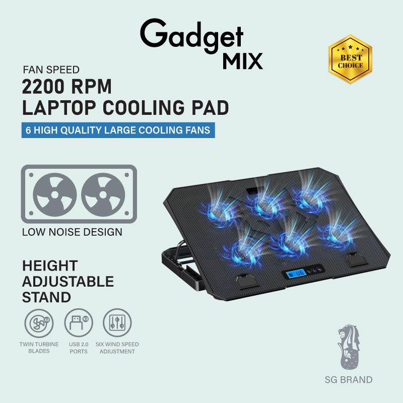 Gadget Mix Diginut CL-N15 Laptop Cooling Pad Black