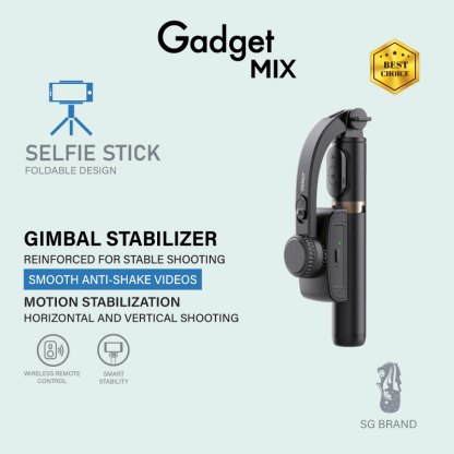 Gadget Mix Diginut DT-20 Selfie Stick Stabilizer Black