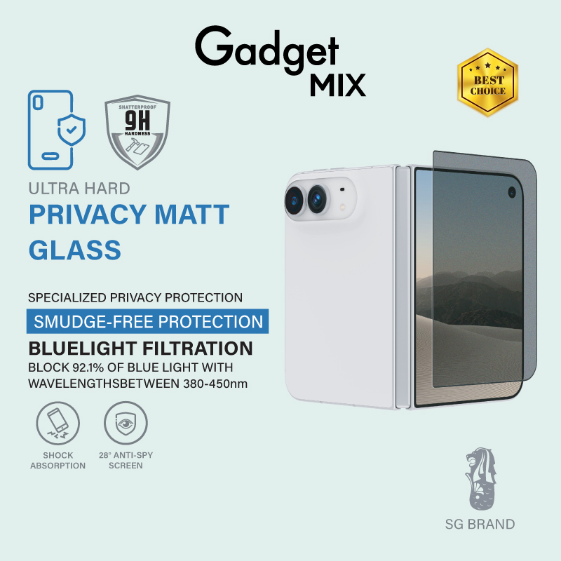 Gadget Mix Diginut iPhone Duo Full Screen Protector Clear/Matt/Privacy Clear/Privacy Matt/Anti Blue Light