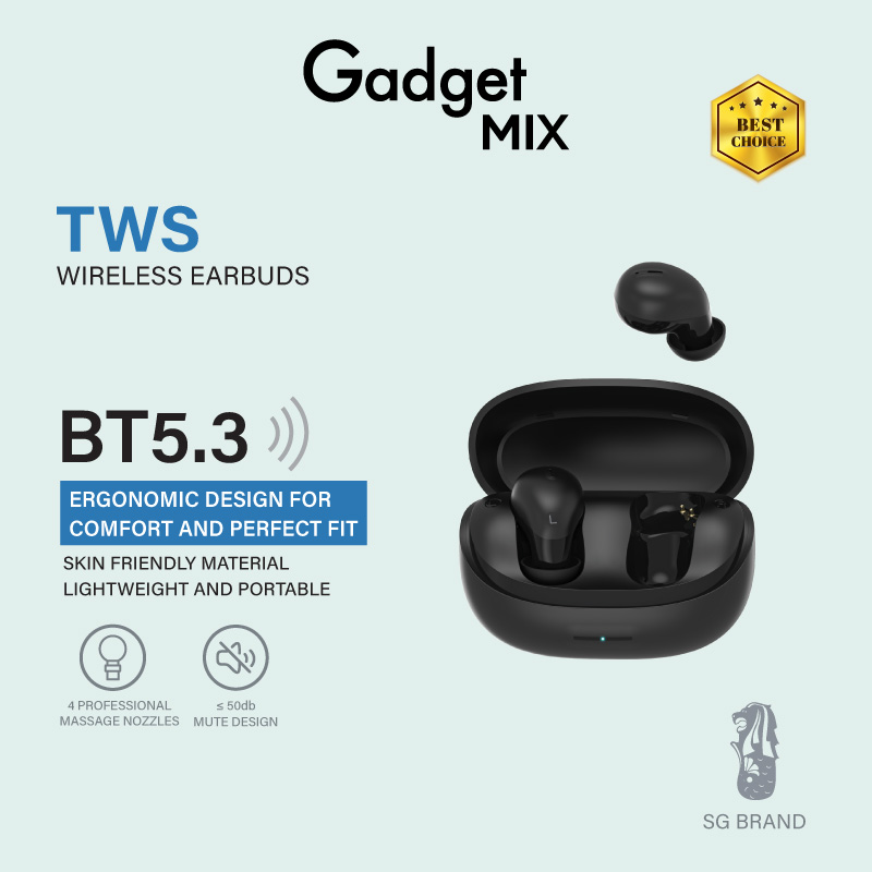 Gadget Mix Diginut T-38 Pro True Wireless Earbuds White/Black