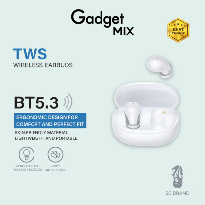Gadget Mix Diginut T-38 Pro True Wireless Earbuds White/Black