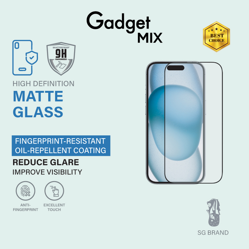 Gadget Mix Diginut iP 18 Pro/18 Pro Max Full Screen Protector Matt/Privacy/Anti Blue Light/Privacy Matt