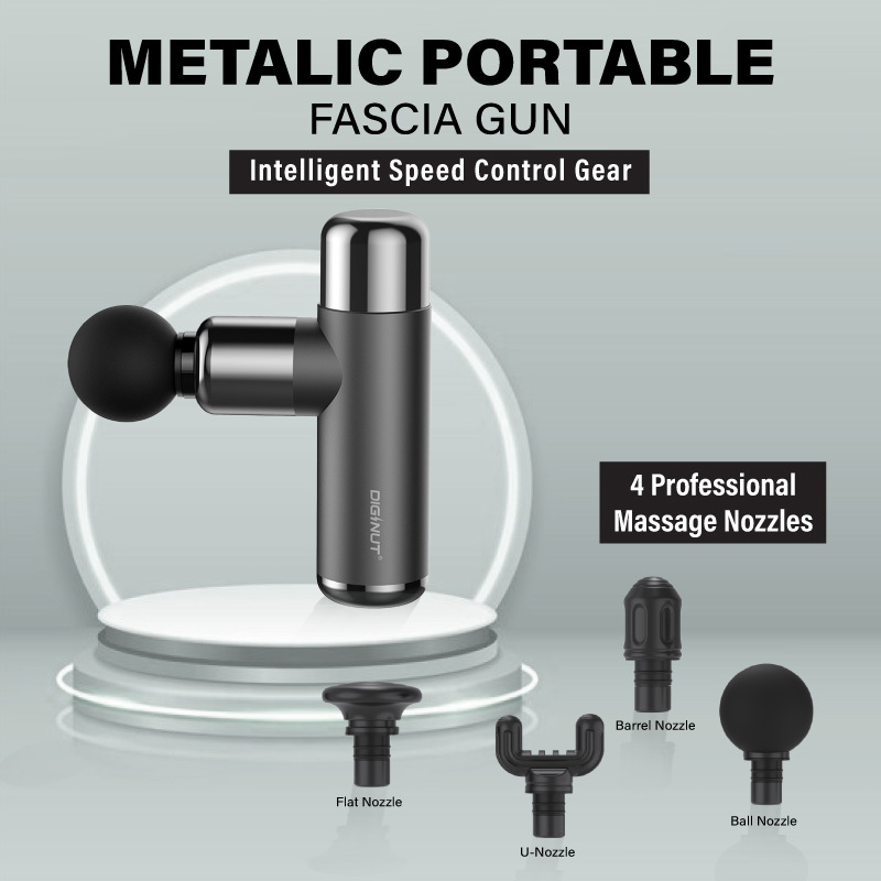 Diginut MS-10 Metallic Portable Fascia Gun Gray Black