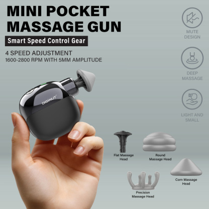 Gadget Mix Diginut MS-12 MINI Mini Pocket Massage Gun Black