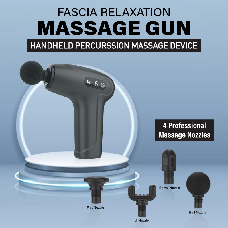 Gadget Mix Diginut MS-08 Mini Digital Display Massage Gun Grey