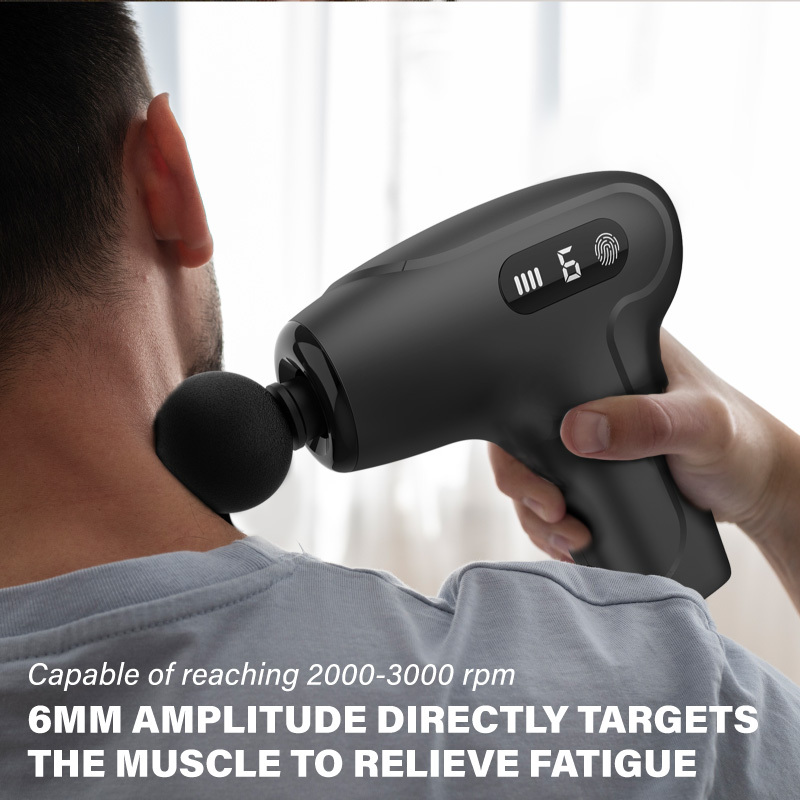 Gadget Mix Diginut MS-08 Mini Digital Display Massage Gun Grey