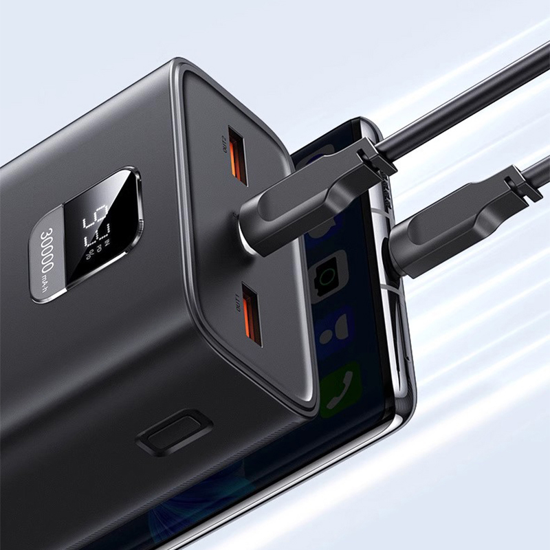 Gadget MIX P-41 30000mAh PD65W Powerbank/ LED Power Display/ Supports PD3.0, PPS, QC3.0, Samsung AFC Charging Protocols