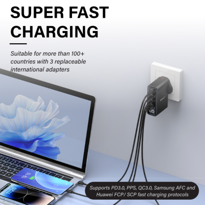Diginut RCE-10002100W GaNSmart Charger / Black