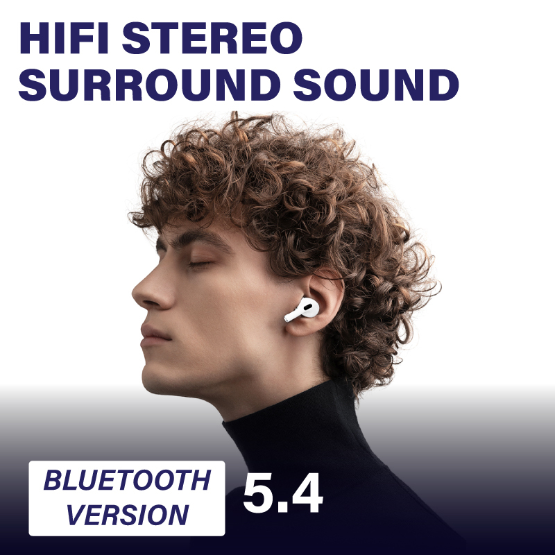 Diginut T-62 PRO ANC+ENC Noise Cancelling Earbuds White