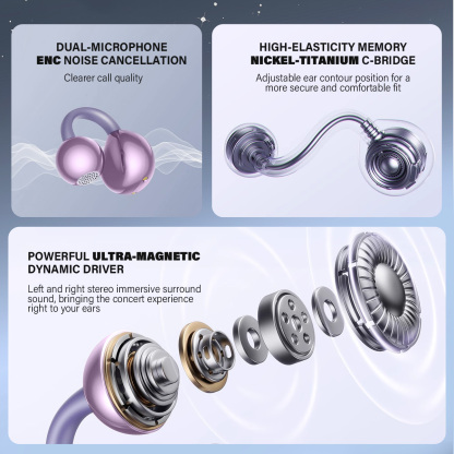 Gadget Mix Diginut T-39S OWS Air Conduction Bluetooth Earbuds Grey