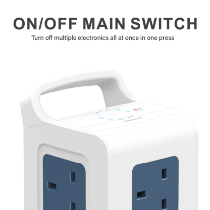 SG The FIRST SAFETY MARK Tower Extension Socke Gadget MIX Diginut TP-VF3U12K 15IN1 Vertical Power Socket/Safety Mark App