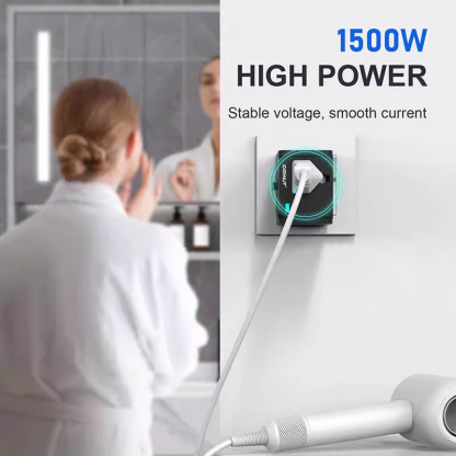 Gadget MIX Diginut TR-05 2 USB-A 2.4A Travel Adapter Black/ Supports More Than 200 Countries