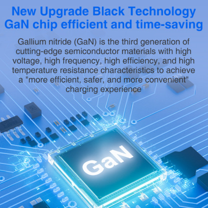 Diginut TR-10 GaN Tech 70W 2USB-A+3USB-C Travel Plug Black