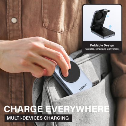 Diginut W-128 3-1N-1 Wireless Charger Grey