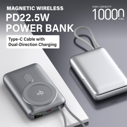 Diginut W-52 Pro 10000mAh 22.5W Power bank Gray