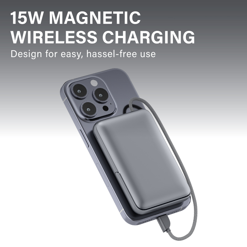 Diginut W-52 Pro 10000mAh 22.5W Power bank Gray