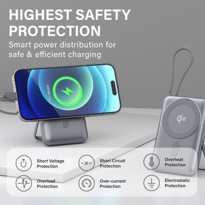 Diginut W-52 Pro 10000mAh 22.5W Power bank Gray