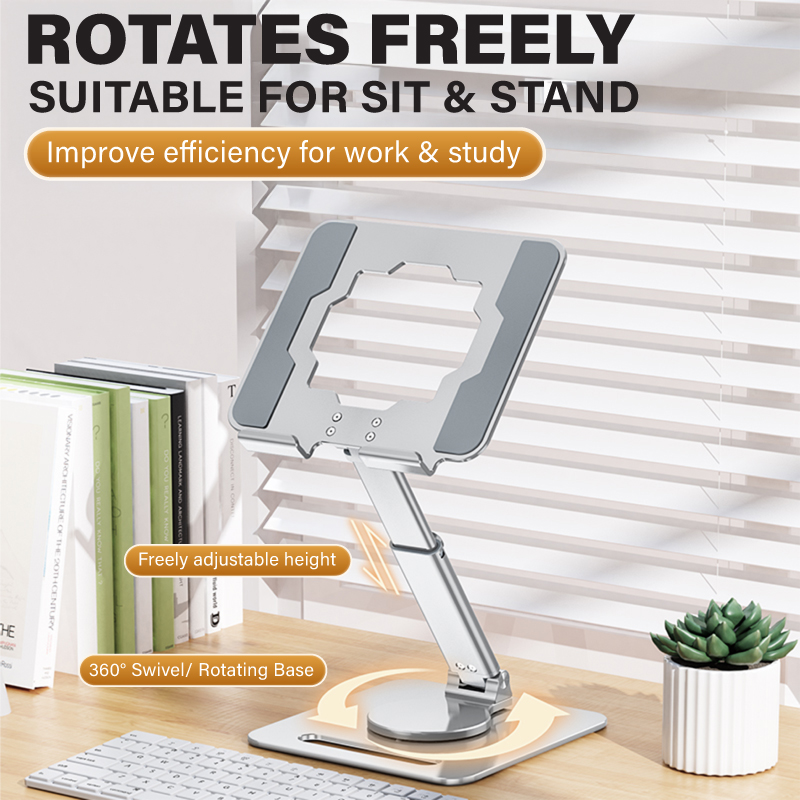 Diginut ZJ-22 Aluminum Alloy Height-Adjustable Swiel Mount Grey