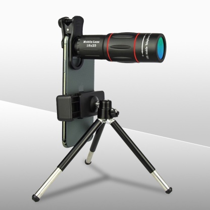 Apexel Universal 18X Zoom Optical Clip Mobile Phone/ Telescope Camera Lens/Portable Telephoto Lens Mobile Phone Zoom