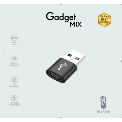 Gadget MIX DIGINUT- DA-01 USB To Type-C Adapter Converter/ Support PD Output