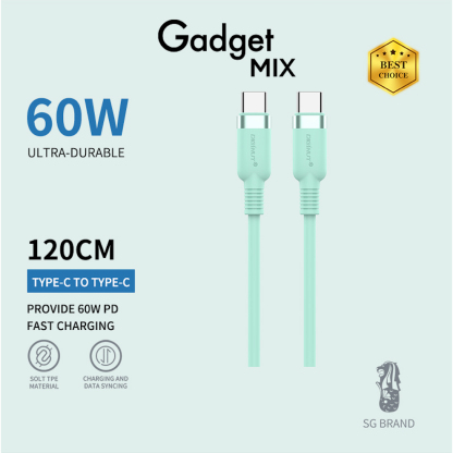 Gadget MIX Diginut BC-1223 Type-C To Type-C/ Type-C To iOS Data Cable 1.2M/ Support Data Transmission/ Soft Feel
