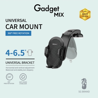 Gadget MIX DIGINUT CH-19 Universal Car Holder 360 Degree Rotation/ One-handed Operation