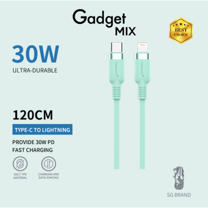Gadget MIX Diginut BC-1223 Type-C To Type-C/ Type-C To iOS Data Cable 1.2M/ Support Data Transmission/ Soft Feel
