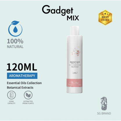 Gadget MIX DIGINUT Essential Oils Collection/120ml Aromatherapy/100% Natural Botanical Extracts/Water Soluble