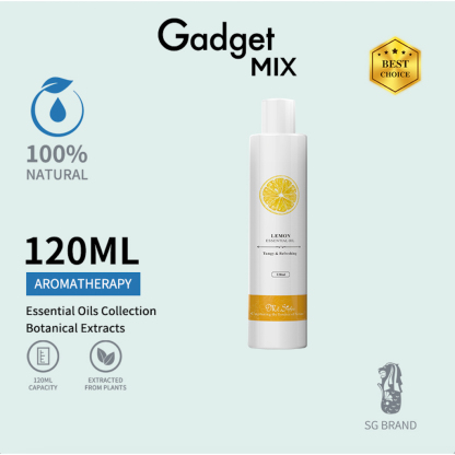 Gadget MIX DIGINUT Essential Oils Collection/120ml Aromatherapy/100% Natural Botanical Extracts/Water Soluble