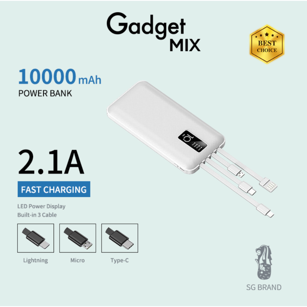 Gadget MIX DIGINUT P20 Pro Powerbank PD+QC 22.5W 20,000mah/ Fast