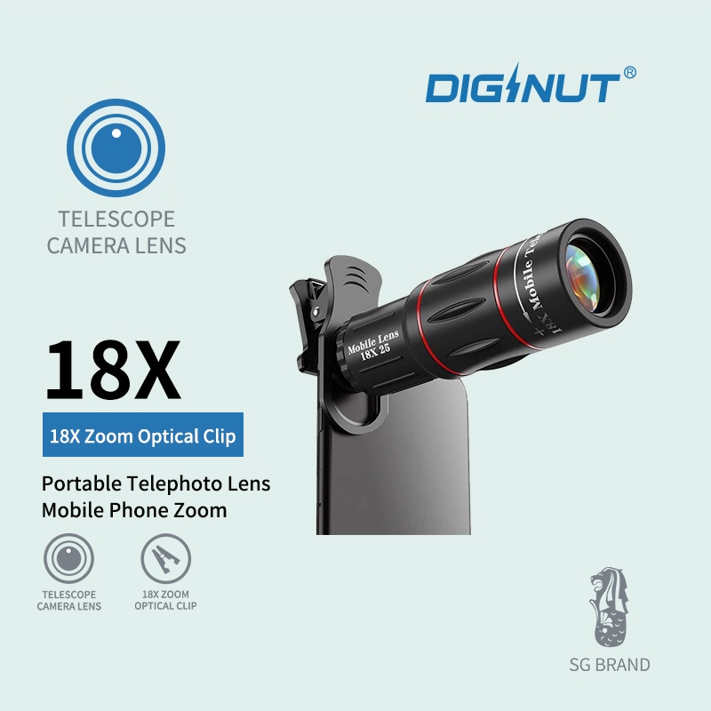 Gadget MIX Universal 12X/18X Zoom Optical Clip Mobile Phone