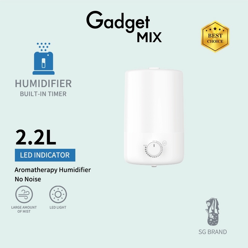 Gadget MIX Diginut LED Humidifier Collection/Aroma Air Diffuser/Home Office Aromatherapy/ Office/ Home Use