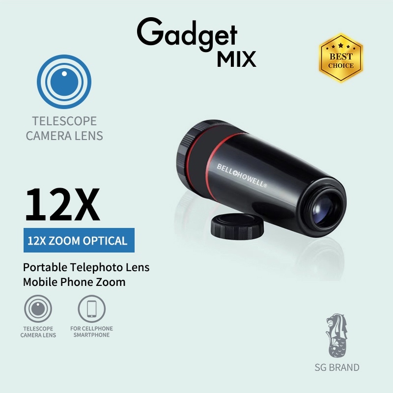 Gadget MIX Universal 12X/18X Zoom Optical Clip Mobile Phone