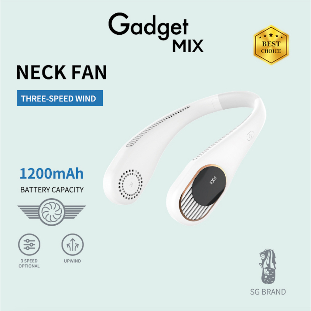 Gadget MIX Diginut Portable Fan Collection/Mini Size/Rechargeable/USB Charging Stand Fan/Handheld Neck Fan/Clip Fan/Gift