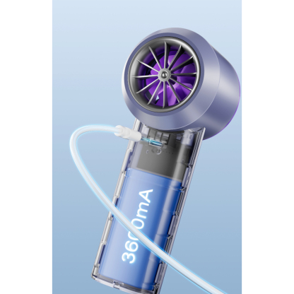 Gadget MIX Diginut CL-40 Pro Handheld Air Cooling Fan/ 100-Speed/ LED Digital Power Display/ High-torque Brushless Motor