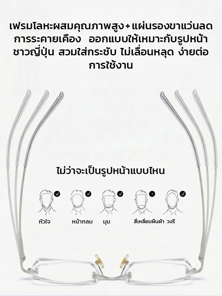 นักออกแบบร่วมสร้างสรรค์】แว่นสายตายาวอัจฉริยะปรับโฟกัสเปลี่ยนสี