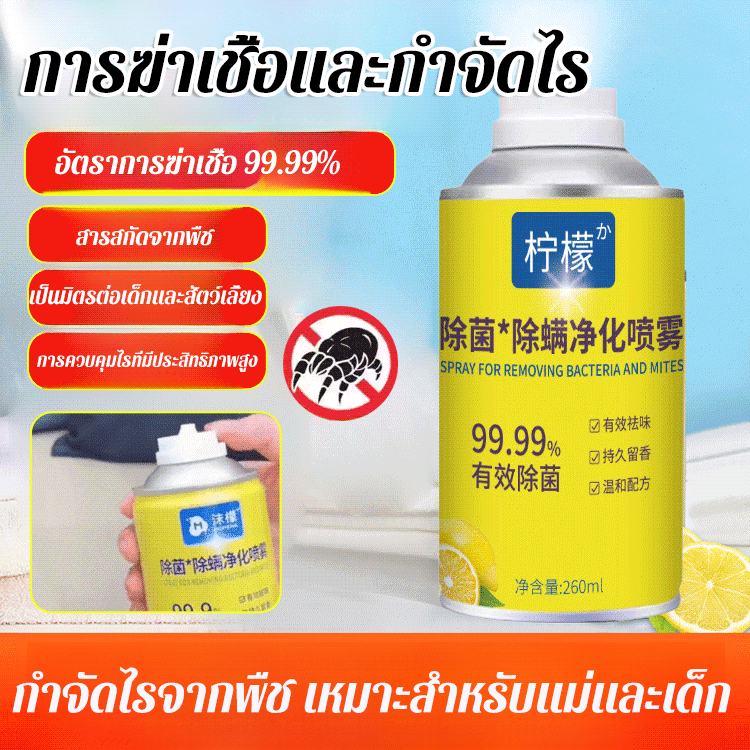 สเปรย์ฆ่าเชื้อและกำจัดไรฝุ่น
